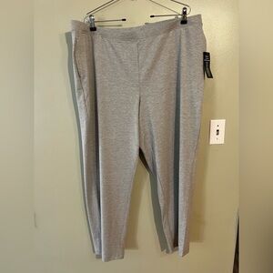 Catherine’s Supreme Collection Gray Jogger Pants Stretch 1XWP NWT